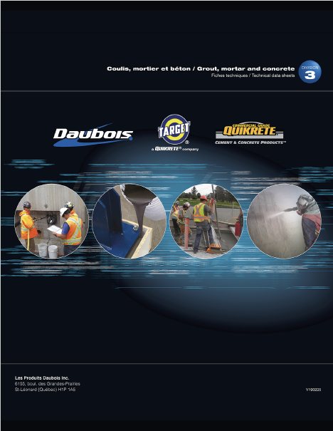 Document présentant
                                les différents produits
                                de la division 3